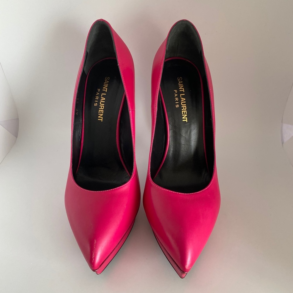 🖤🖤Saint Laurent Classic Janis Fuchsia Leather Pumps🖤🖤Black Friday
